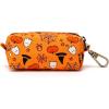 imageOrganic Cotton Dog Poop Bag Holder for Leash Brass Hardware Waste Bag Dispenser Pet Waste Management SolutionMagic Halloween