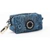 imageOrganic Cotton Dog Poop Bag Holder for Leash Brass Hardware Waste Bag Dispenser Pet Waste Management SolutionMarigold