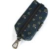 imageOrganic Cotton Dog Poop Bag Holder for Leash Brass Hardware Waste Bag Dispenser Pet Waste Management SolutionNautical