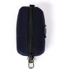 imageOrganic Cotton Dog Poop Bag Holder for Leash Brass Hardware Waste Bag Dispenser Pet Waste Management SolutionNavy