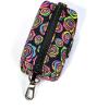 imageOrganic Cotton Dog Poop Bag Holder for Leash Brass Hardware Waste Bag Dispenser Pet Waste Management SolutionRoses
