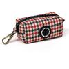 imageOrganic Cotton Dog Poop Bag Holder for Leash Brass Hardware Waste Bag Dispenser Pet Waste Management SolutionShepherd 2 Tone