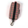 imageOrganic Cotton Dog Poop Bag Holder for Leash Brass Hardware Waste Bag Dispenser Pet Waste Management SolutionShepherd 2 Tone