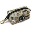 imageOrganic Cotton Dog Poop Bag Holder for Leash Brass Hardware Waste Bag Dispenser Pet Waste Management SolutionSupernatural
