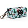 imageOrganic Cotton Dog Poop Bag Holder for Leash Brass Hardware Waste Bag Dispenser Pet Waste Management SolutionThe Santa