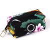 imageOrganic Cotton Dog Poop Bag Holder for Leash Brass Hardware Waste Bag Dispenser Pet Waste Management SolutionTropical Night