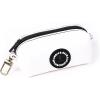 imageOrganic Cotton Dog Poop Bag Holder for Leash Brass Hardware Waste Bag Dispenser Pet Waste Management SolutionWhite