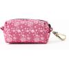 imageOrganic Cotton Dog Poop Bag Holder for Leash Brass Hardware Waste Bag Dispenser Pet Waste Management SolutionWild Tulip