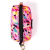 imageOrganic Cotton Dog Poop Bag Holder for Leash Brass Hardware Waste Bag Dispenser Pet Waste Management SolutionZebra