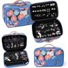 imageAngelinas Palace Beynac Large Jewelry Case Womens Travel Organizer Bag Big Capacity Storage with Detachable Necklace Earring Ring Pouches Train Jewelry CaseBohemian BlissBohemian Bliss