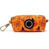 imageOrganic Cotton Dog Poop Bag Holder for Leash Brass Hardware Waste Bag Dispenser Pet Waste Management SolutionMagic Halloween