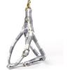 imageAngie and Allie Organic Cotton Personalized Step in Dog Harness with Brass BuckleCustom Dog Halter VestsAdjustable No Pull Canine Halter Harness for Small Medium Large DogsPlaid Grey
