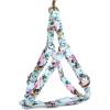 imageAngie and Allie Organic Cotton Personalized Step in Dog Harness with Brass BuckleCustom Dog Halter VestsAdjustable No Pull Canine Halter Harness for Small Medium Large DogsBouquet Blue