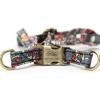 imageAngie and Allie Organic Cotton Personalized Step in Dog Harness with Brass BuckleCustom Dog Halter VestsAdjustable No Pull Canine Halter Harness for Small Medium Large DogsBouquet Grey