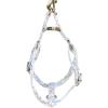 imageAngie and Allie Organic Cotton Personalized Step in Dog Harness with Brass BuckleCustom Dog Halter VestsAdjustable No Pull Canine Halter Harness for Small Medium Large DogsVintage Rose Blue