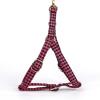 imageAngie and Allie Organic Cotton Personalized Step in Dog Harness with Brass BuckleCustom Dog Halter VestsAdjustable No Pull Canine Halter Harness for Small Medium Large DogsShepherd Fuschia