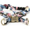 imageAngie and Allie Organic Cotton Personalized Step in Dog Harness with Brass BuckleCustom Dog Halter VestsAdjustable No Pull Canine Halter Harness for Small Medium Large DogsTropical Pinky