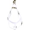 imageAngie and Allie Organic Cotton Personalized Step in Dog Harness with Brass BuckleCustom Dog Halter VestsAdjustable No Pull Canine Halter Harness for Small Medium Large DogsWhite