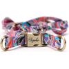 imageAngie and Allie Organic Cotton Personalized Step in Dog Harness with Brass BuckleCustom Dog Halter VestsAdjustable No Pull Canine Halter Harness for Small Medium Large DogsFantasy