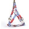 imageAngie and Allie Organic Cotton Personalized Step in Dog Harness with Brass BuckleCustom Dog Halter VestsAdjustable No Pull Canine Halter Harness for Small Medium Large DogsRhododendron