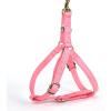 imageAngie and Allie Organic Cotton Personalized Step in Dog Harness with Brass BuckleCustom Dog Halter VestsAdjustable No Pull Canine Halter Harness for Small Medium Large DogsCoral