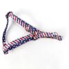 imageAngie and Allie Organic Cotton Personalized Step in Dog Harness with Brass BuckleCustom Dog Halter VestsAdjustable No Pull Canine Halter Harness for Small Medium Large DogsStars and Stripes