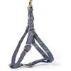 imageAngie and Allie Organic Cotton Personalized Step in Dog Harness with Brass BuckleCustom Dog Halter VestsAdjustable No Pull Canine Halter Harness for Small Medium Large DogsJapanese Waves