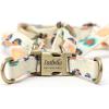imageAngie and Allie Organic Cotton Personalized Step in Dog Harness with Brass BuckleCustom Dog Halter VestsAdjustable No Pull Canine Halter Harness for Small Medium Large DogsColorful Leopard