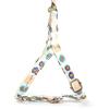 imageAngie and Allie Organic Cotton Personalized Step in Dog Harness with Brass BuckleCustom Dog Halter VestsAdjustable No Pull Canine Halter Harness for Small Medium Large DogsColorful Leopard