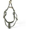 imageAngie and Allie Organic Cotton Personalized Step in Dog Harness with Brass BuckleCustom Dog Halter VestsAdjustable No Pull Canine Halter Harness for Small Medium Large DogsMilitary Green