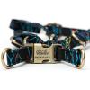 imageAngie and Allie Organic Cotton Personalized Step in Dog Harness with Brass BuckleCustom Dog Halter VestsAdjustable No Pull Canine Halter Harness for Small Medium Large DogsSeaside