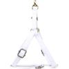 imageAngie and Allie Organic Cotton Personalized Step in Dog Harness with Brass BuckleCustom Dog Halter VestsAdjustable No Pull Canine Halter Harness for Small Medium Large DogsWhite