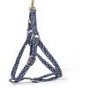 imageAngie and Allie Organic Cotton Personalized Step in Dog Harness with Brass BuckleCustom Dog Halter VestsAdjustable No Pull Canine Halter Harness for Small Medium Large DogsStars