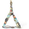 imageAngie and Allie Organic Cotton Personalized Step in Dog Harness with Brass BuckleCustom Dog Halter VestsAdjustable No Pull Canine Halter Harness for Small Medium Large DogsFrench Countryside