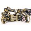 imageAngie and Allie Organic Cotton Personalized Step in Dog Harness with Brass BuckleCustom Dog Halter VestsAdjustable No Pull Canine Halter Harness for Small Medium Large DogsDaisy1