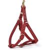 imageAngie and Allie Organic Cotton Personalized Step in Dog Harness with Brass BuckleCustom Dog Halter VestsAdjustable No Pull Canine Halter Harness for Small Medium Large DogsShepherd Red