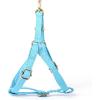 imageAngie and Allie Organic Cotton Personalized Step in Dog Harness with Brass BuckleCustom Dog Halter VestsAdjustable No Pull Canine Halter Harness for Small Medium Large DogsPeacock Blue