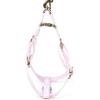 imageAngie and Allie Organic Cotton Personalized Step in Dog Harness with Brass BuckleCustom Dog Halter VestsAdjustable No Pull Canine Halter Harness for Small Medium Large DogsPink