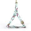 imageAngie and Allie Organic Cotton Personalized Step in Dog Harness with Brass BuckleCustom Dog Halter VestsAdjustable No Pull Canine Halter Harness for Small Medium Large DogsBouquet Blue