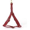 imageAngie and Allie Organic Cotton Personalized Step in Dog Harness with Brass BuckleCustom Dog Halter VestsAdjustable No Pull Canine Halter Harness for Small Medium Large DogsShepherd Red