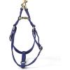 imageAngie and Allie Organic Cotton Personalized Step in Dog Harness with Brass BuckleCustom Dog Halter VestsAdjustable No Pull Canine Halter Harness for Small Medium Large DogsRoyal Blue