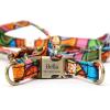 imageAngie and Allie Organic Cotton Personalized Step in Dog Harness with Brass BuckleCustom Dog Halter VestsAdjustable No Pull Canine Halter Harness for Small Medium Large DogsDream Fantasy