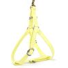 imageAngie and Allie Organic Cotton Personalized Step in Dog Harness with Brass BuckleCustom Dog Halter VestsAdjustable No Pull Canine Halter Harness for Small Medium Large DogsLemon