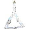 imageAngie and Allie Organic Cotton Personalized Step in Dog Harness with Brass BuckleCustom Dog Halter VestsAdjustable No Pull Canine Halter Harness for Small Medium Large DogsVintage Rose Blue