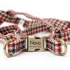 imageAngie and Allie Organic Cotton Personalized Step in Dog Harness with Brass BuckleCustom Dog Halter VestsAdjustable No Pull Canine Halter Harness for Small Medium Large DogsShepherd 2 Tone