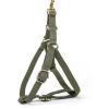 imageAngie and Allie Organic Cotton Personalized Step in Dog Harness with Brass BuckleCustom Dog Halter VestsAdjustable No Pull Canine Halter Harness for Small Medium Large DogsMilitary Green