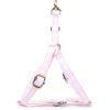 imageAngie and Allie Organic Cotton Personalized Step in Dog Harness with Brass BuckleCustom Dog Halter VestsAdjustable No Pull Canine Halter Harness for Small Medium Large DogsPink
