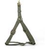 imageAngie and Allie Organic Cotton Personalized Step in Dog Harness with Brass BuckleCustom Dog Halter VestsAdjustable No Pull Canine Halter Harness for Small Medium Large DogsMilitary Green