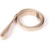 imageOrganic Cotton Dog Leash for SmallMedium and Large BreedBrass Hardware Pet Leash for WalkingRunning and Training 6FTBeige