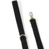 imageOrganic Cotton Dog Leash for SmallMedium and Large BreedBrass Hardware Pet Leash for WalkingRunning and Training 6FTBlack